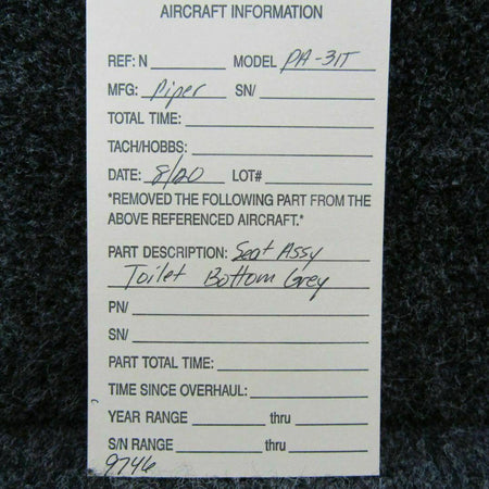 Piper Piper PA-31T Seat Assembly Toilet-Bottom C20