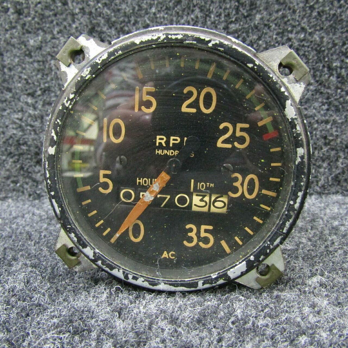 AC  Mechanical Recording Tachometer Indicator BAS Part Sales | Airplane Parts