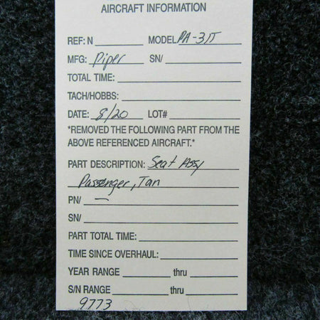 Piper Piper PA-31TSeat Assembly Passenger C20