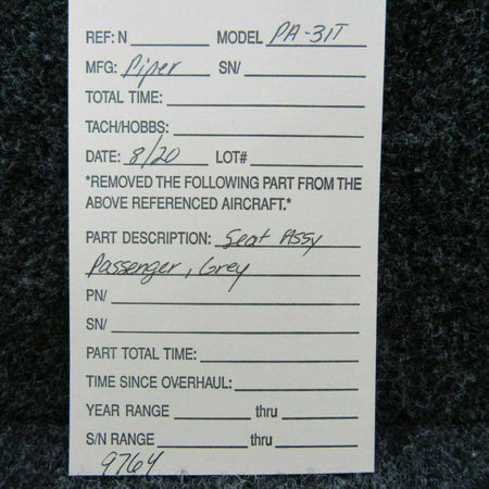 Piper Piper PA-31T Seat Assy Passenger C20