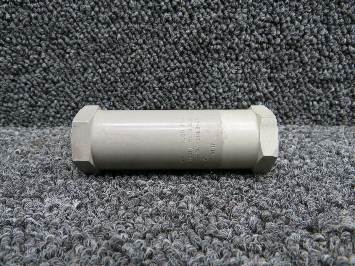 Circle Seal 249A-10BB-25 Cessna 402C Circle Seal Hydraulic Check Valve