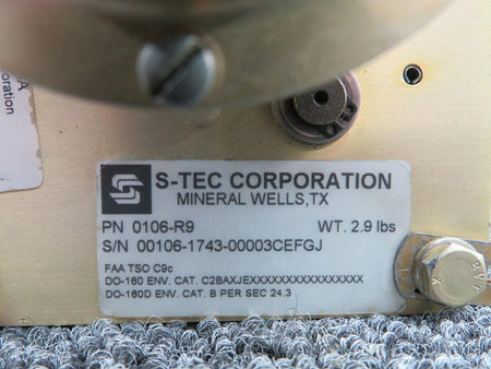 S-Tec 0106-R9 Cessna 402C S-Tec Autopilot Roll Servo