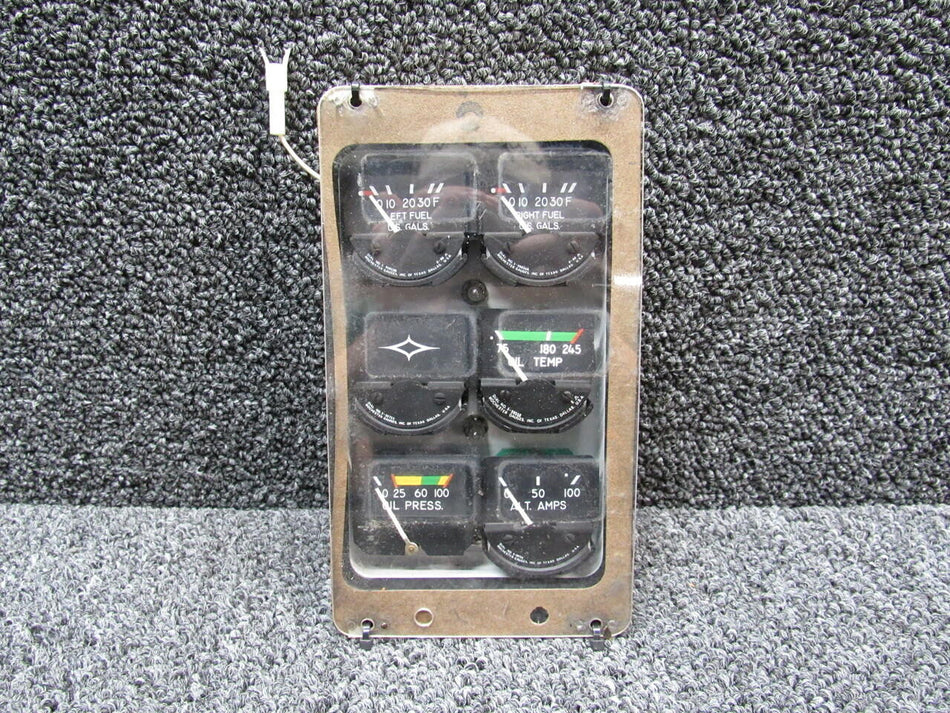 Rochester 89257-3 Piper PA28R-201 Rochester Instrument 6247-00357 Cluster Assembly Volts 14