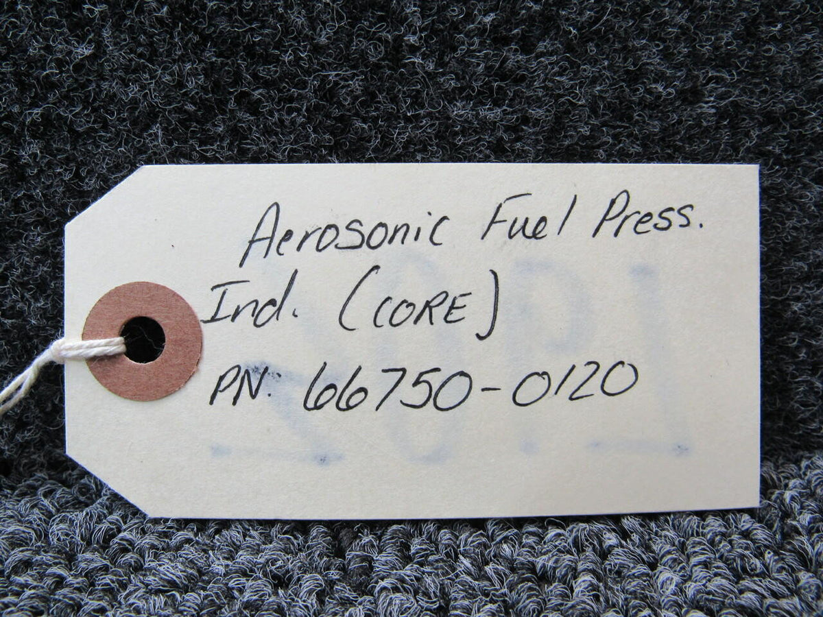 Aerosonic 66750-0120 Piper PA31T Aerosonic Fuel Pressure Indicator CORE