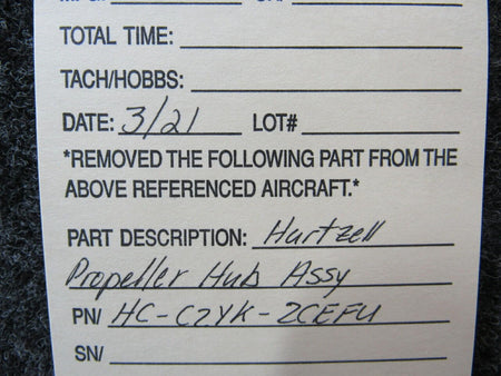 Does Not Apply HC-C2YK-2CEFU Hartzell Propeller Hub Assy