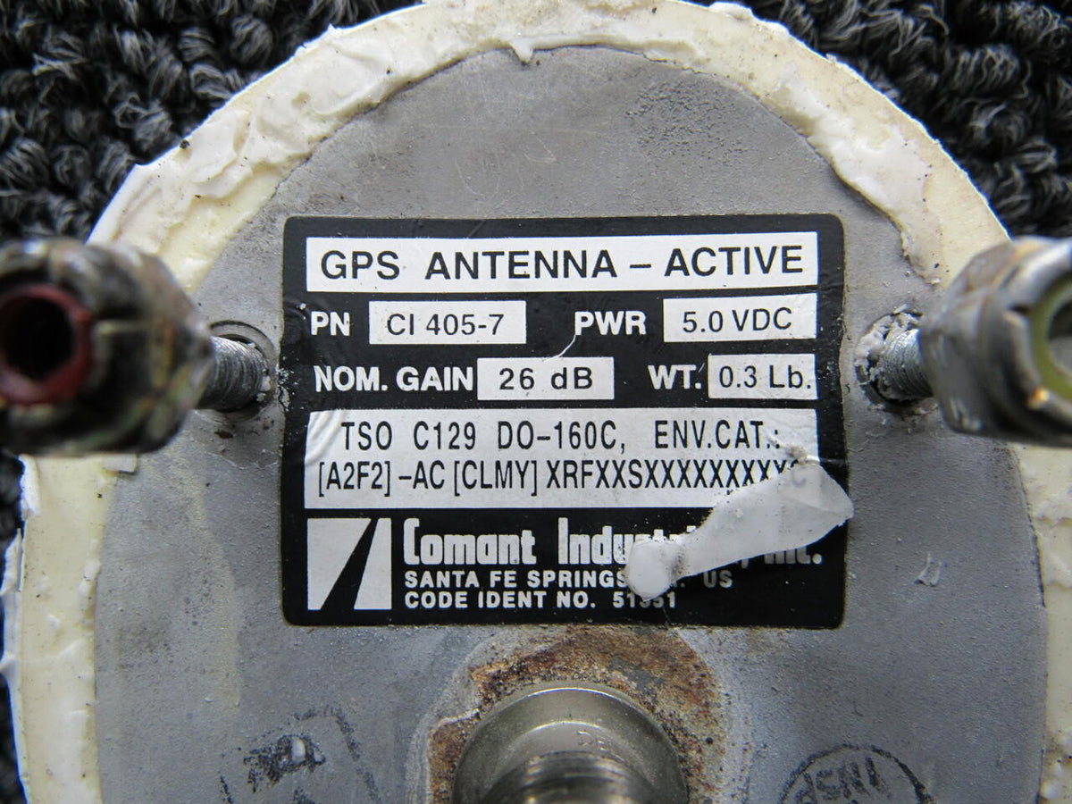 Comant CI405-7 Cessna 182P Comant GPS Antenna- Active