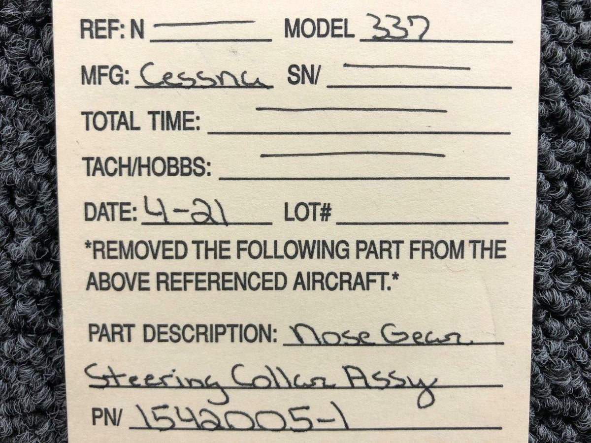 Cessna 1542005-1 Cessna 337 Nose Gear Steering Collar Assembly