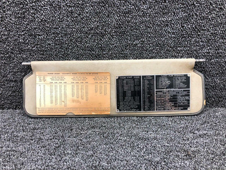 Beechcraft 35-534085-14 Beech V35B Sun Visor Assembly Leather
