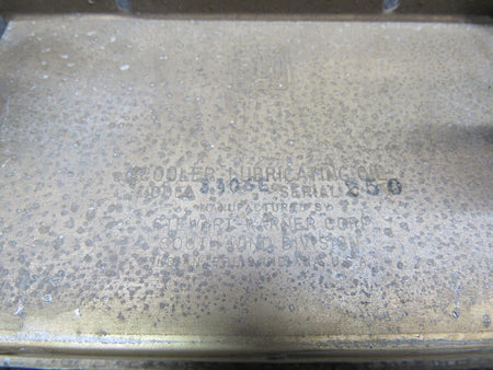 Stewart Warner 3406E Continental IO-346-A Stewart Warner Oil Cooler Assembly