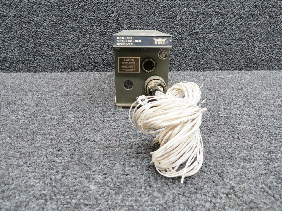 066-1031-00 King Radio KNR-661 VOR / LOC Navigational Receiver (28V) BAS Part Sales | Airplane Parts
