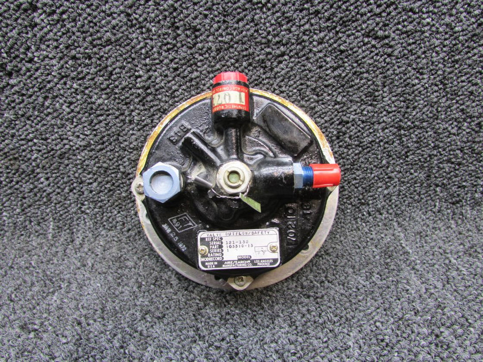 103310-13 Airesearch Outflow Safety Valve with Mounting Plate