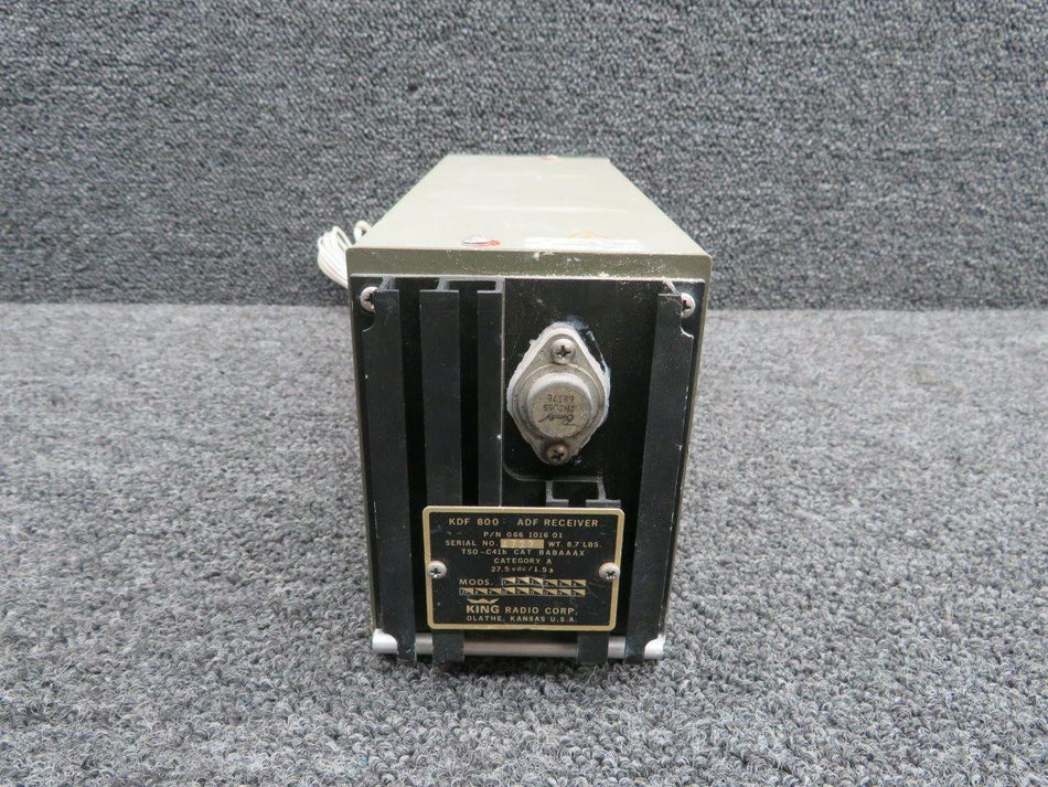 King Radio Corp 066-1016-01 M/N KDF-800 Cessna 421B King Radio Corp ADF Receiver V 28