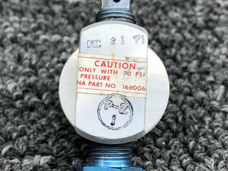 Cessna C166006-0201 USE 9912057-15 Cessna 421B Oxygen Outlet Assembly W/ Lid
