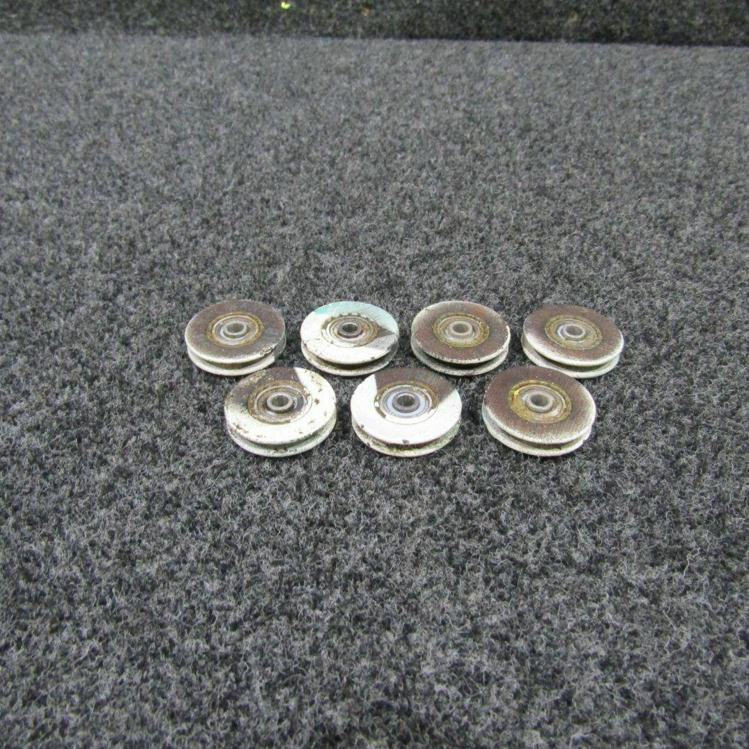 MS246-1B Piper PA31T Control Cable Pulley Set of 7 (C20) BAS Part Sales | Airplane Parts