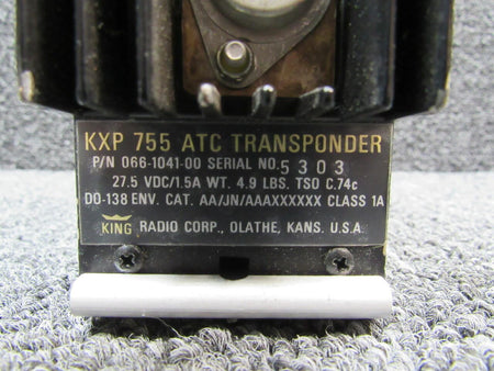 Bendix King 066-1041-00 USE KXP-755 Bendix King ATC Transponder Volts 28 CORE