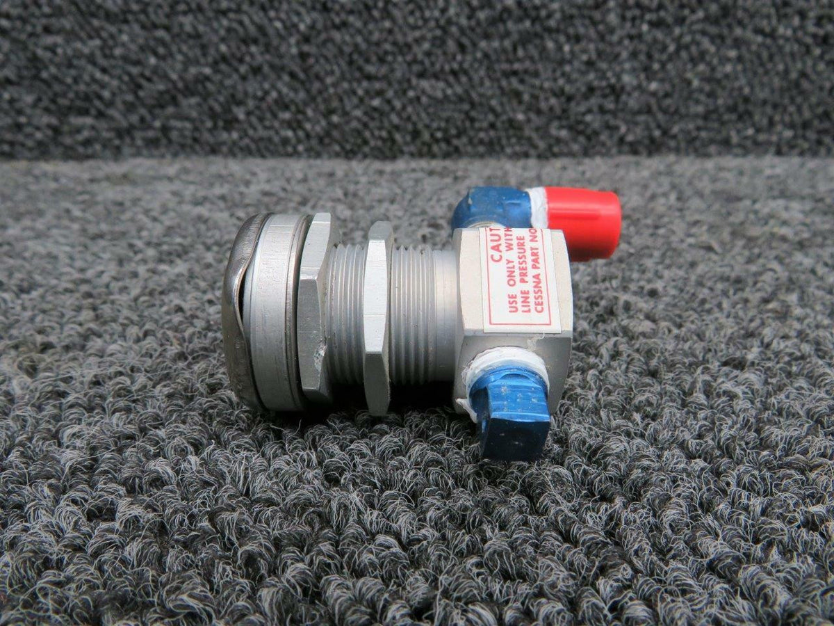 C166006-0109 Cessna T210N Oxygen Outlet Valve W/ Lid BAS Part Sales | Airplane Parts