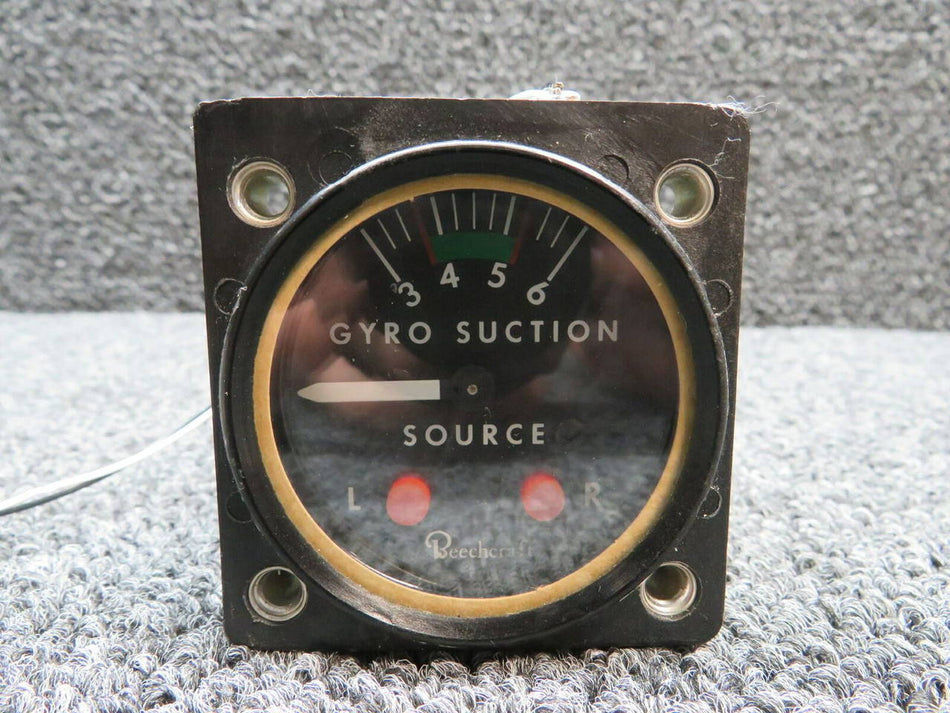 1G9-32 Airborne Gyro Suction Gauge W/ Lighted Display (Volts: 27) BAS Part Sales | Airplane Parts
