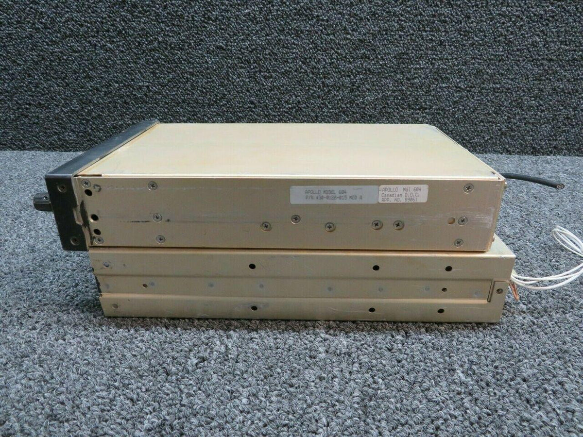 Apollo 430-0128-015 Apollo II Morrow 604 Loran Nav Unit W/ Tray