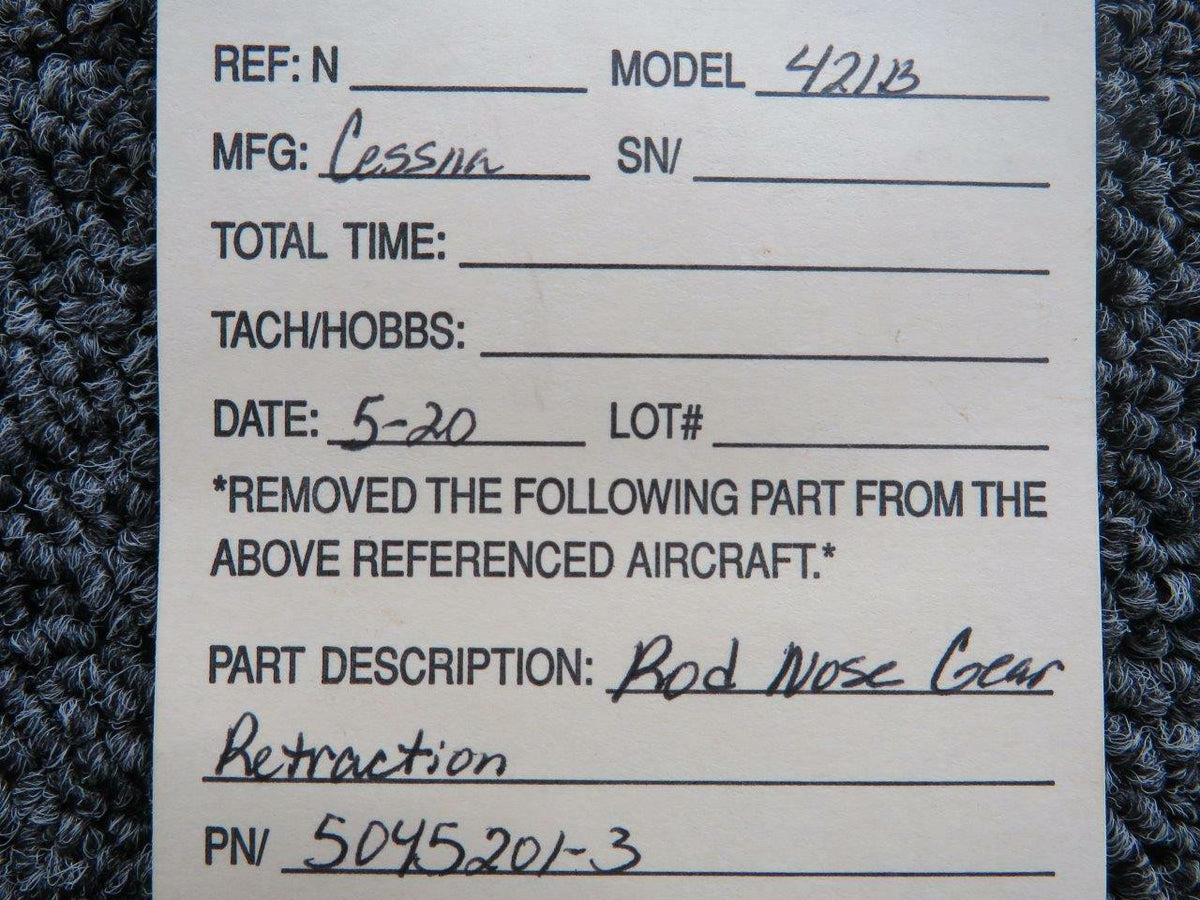Cessna 5045201-3 Cessna 421B Rod Nose Gear Retract