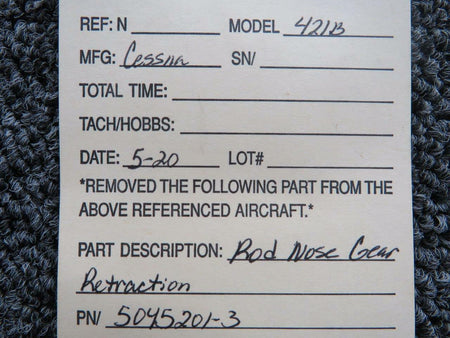 Cessna 5045201-3 Cessna 421B Rod Nose Gear Retract