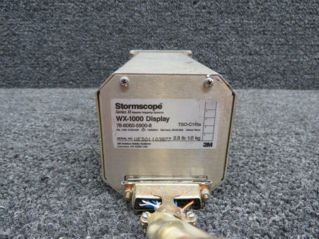 3M Aviation Safety Systems 78-8060-59000-8 Beechcraft 58P 3M Aviation Systems Stormscope II Traffic Display 28V