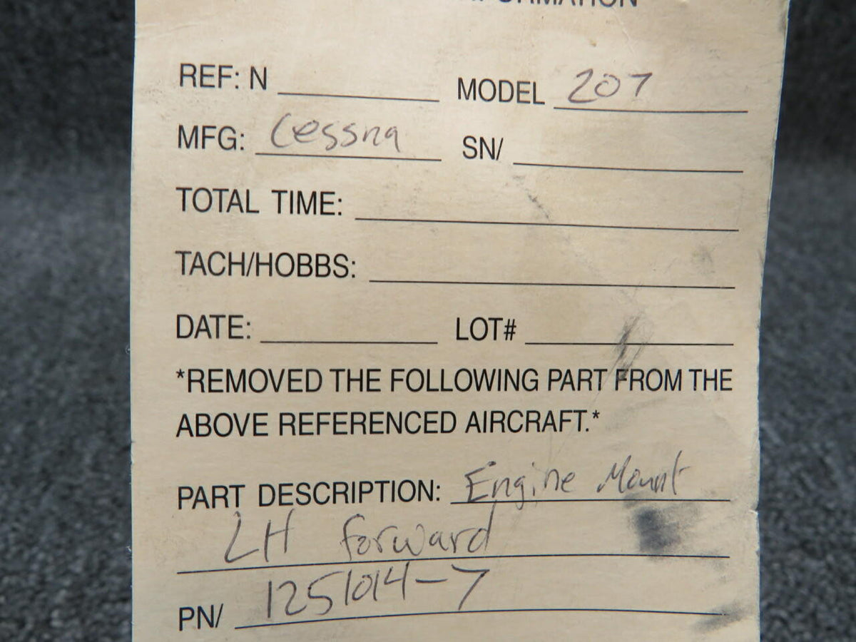 Cessna 1251014-7 Cessna 207 Engine Mount LH Forward