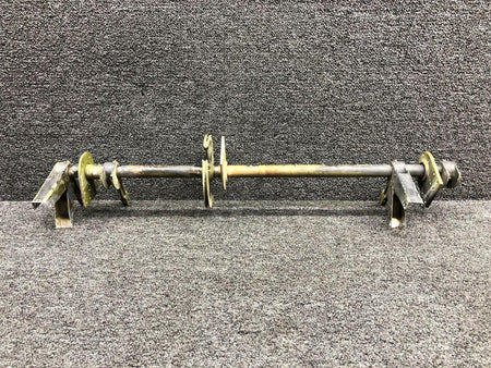 Cessna 5115266-5 Cessna 402C Elevator Interconnect Control Tube Assembly W/ Quadrant, Arm and Pad Bearing