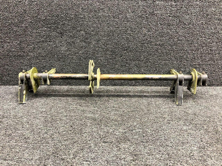 Cessna 5115266-5 Cessna 402C Elevator Interconnect Control Tube Assembly W/ Quadrant, Arm and Pad Bearing