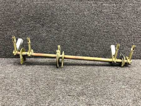 Cessna 5115266-5 Cessna 402C Elevator Interconnect Control Tube Assembly W/ Quadrant, Arm and Pad Bearing