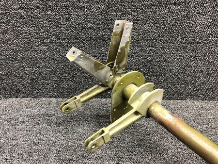 Cessna 5115266-5 Cessna 402C Elevator Interconnect Control Tube Assembly W/ Quadrant, Arm and Pad Bearing