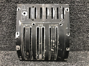Cessna 402C Control Quadrant Cover