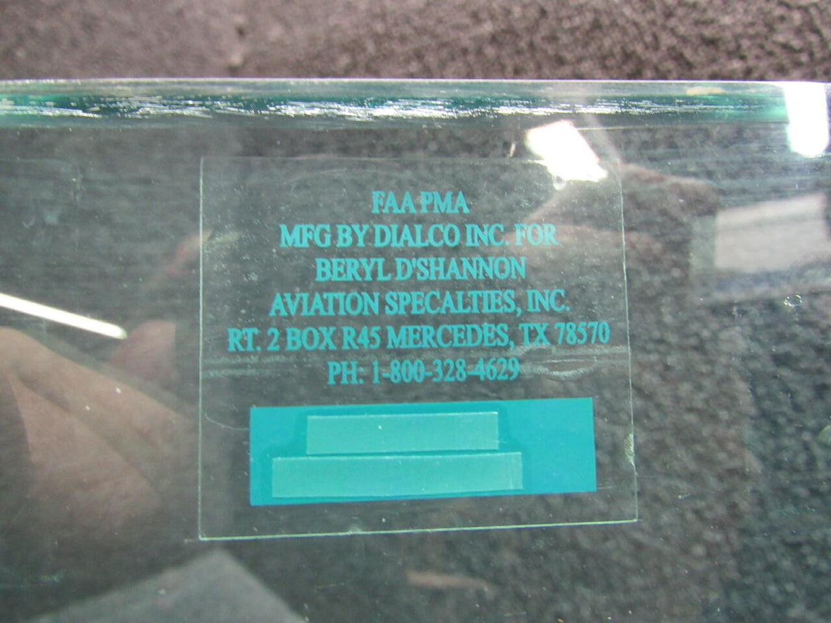 Beechcraft 96-420012-608 Beechcraft 95-B55 Structure Assembly Cabin Door .39 Window Green Tint