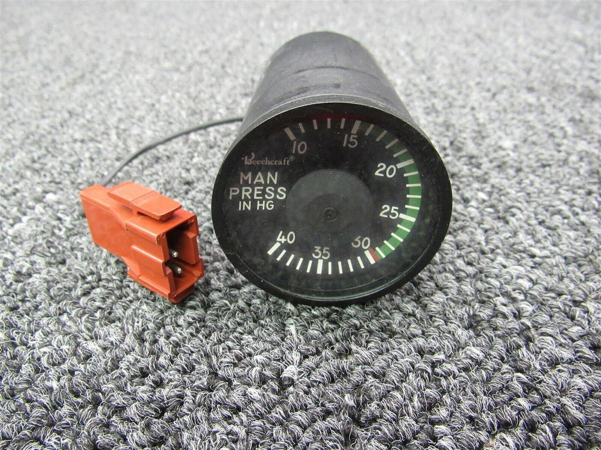 681110-1107 (Alt: 58-380106-3) Beechcraft Manifold Press Indicator (SA) BAS Part Sales | Airplane Parts