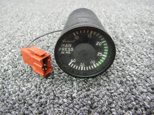 681110-1107 (Alt: 58-380106-3) Beechcraft Manifold Pressure Indicator (CORE)(SA)