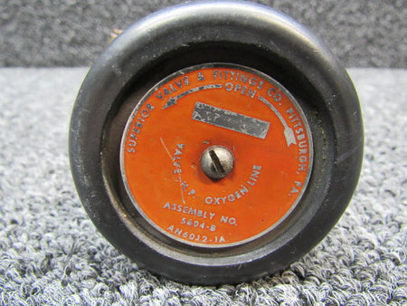 Superior Oxygen 5604-B USE AN6012-1A Beechcraft 95-B55 Superior Oxygen Tank Valve Assembly