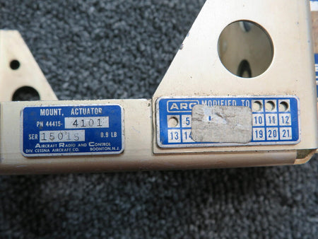 ARC 44415-4101 Cessna 402C ARC Tail Actuator Servo Mount