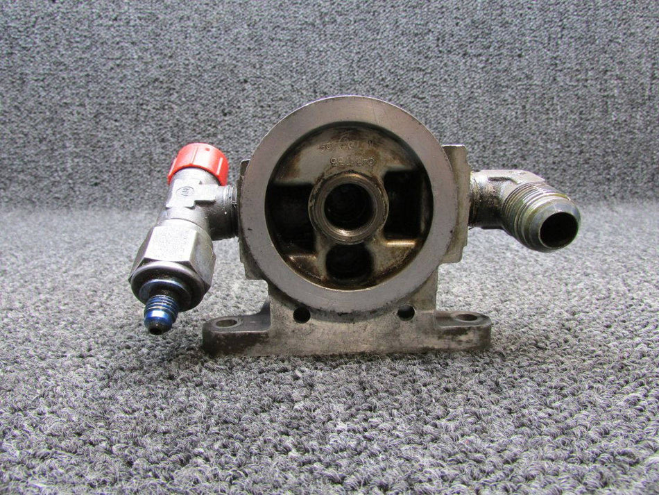 6436733 Continental GTSIO-520-H Oil Filter Adapter Assembly