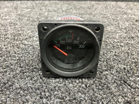 Mitchell Aircraft Instruments D1-211-5090 Cessna 172D Mitchell Aircraft Oil Temperature Indicator Volts 14