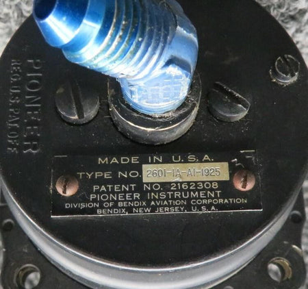 Pioneer 450-787 Cessna 172D Pioneer Inst Suction Gauge CORE