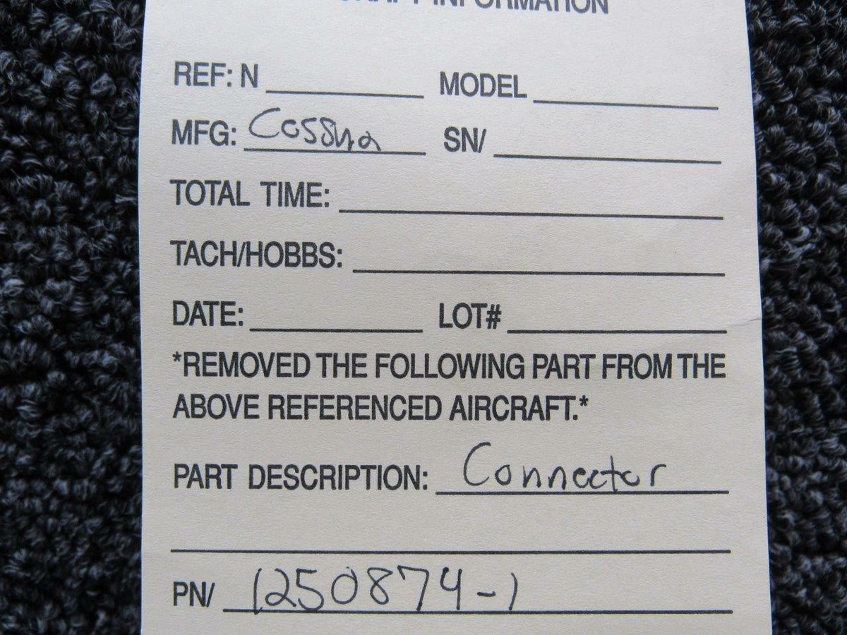 Cessna 1250874-2 Cessna Connector