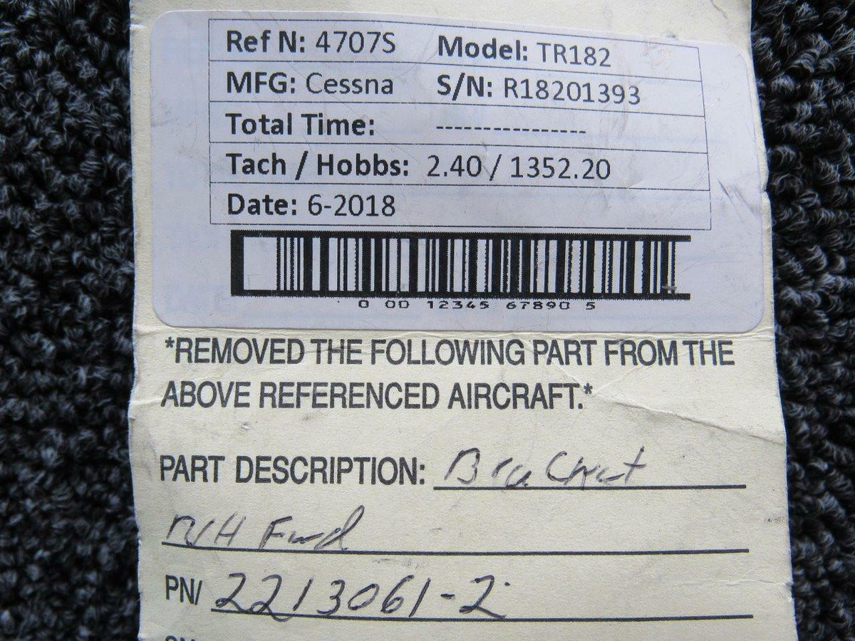 Cessna 2213061-2 Cessna TR182 Bracket RH Forward