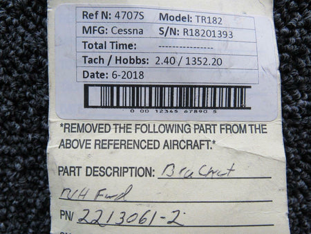 Cessna 2213061-2 Cessna TR182 Bracket RH Forward