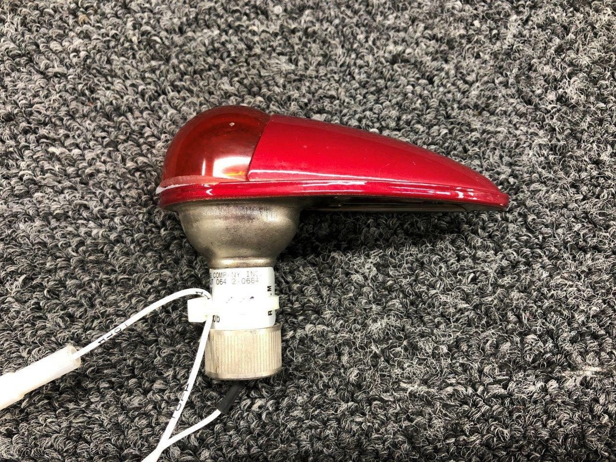 Whelen A039-5 / W1284R Robinson R44 Whelen Position Light Assy Red W/ Lens Volts 14