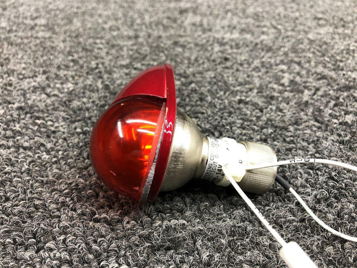 Whelen A039-5 / W1284R Robinson R44 Whelen Position Light Assy Red W/ Lens Volts 14