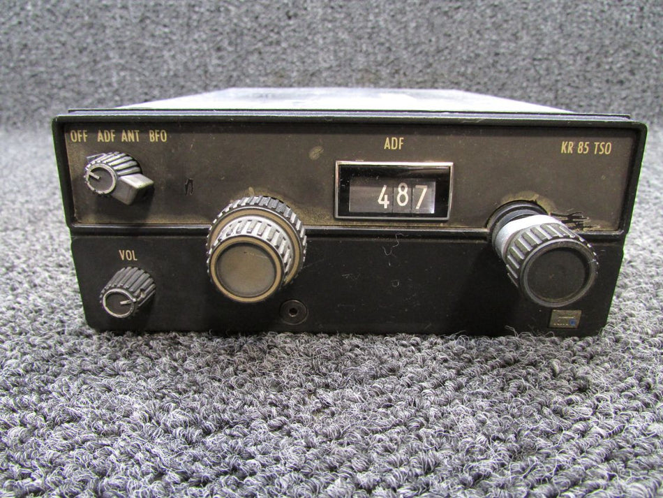 066-1023-00 King Radio KR-85 ADF Receiver has Mods (14V, Missing 2nd Digit Knob)
