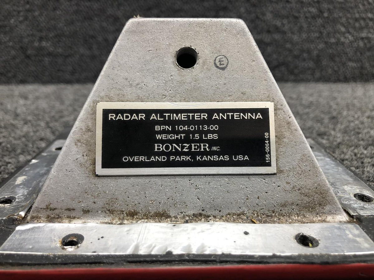 Bonzer 104-0113-00 M/N Mark-10 Beech F33A Bonzer Radar Altimeter Antenna