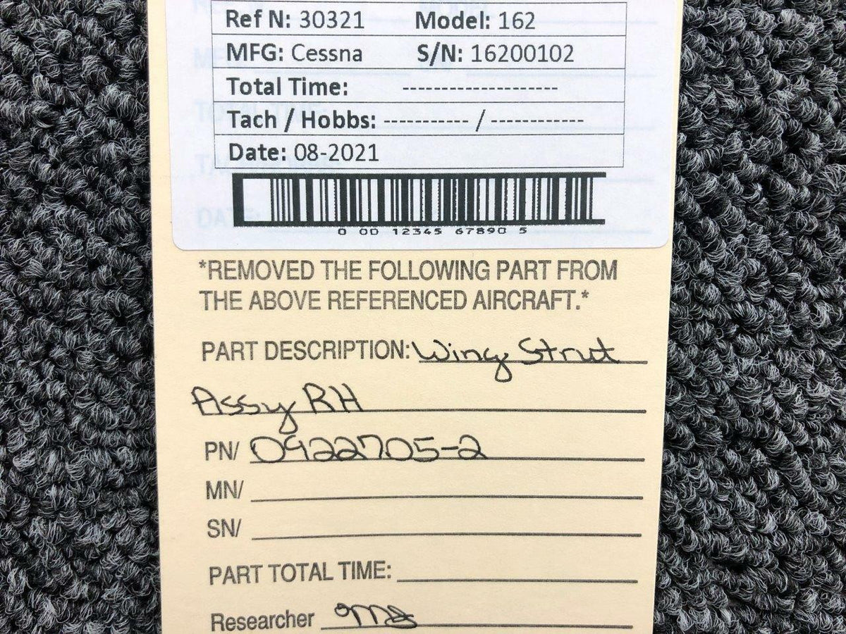 Cessna 0922705-2 Cessna 162 Wing Strut Assembly RH