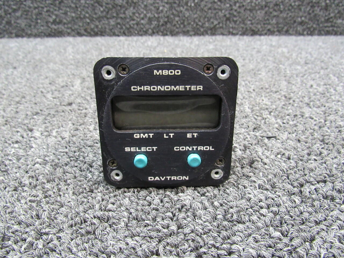 Davtron M800 Cessna 401 Davtron Chronometer Gauge Volts 28 CORE