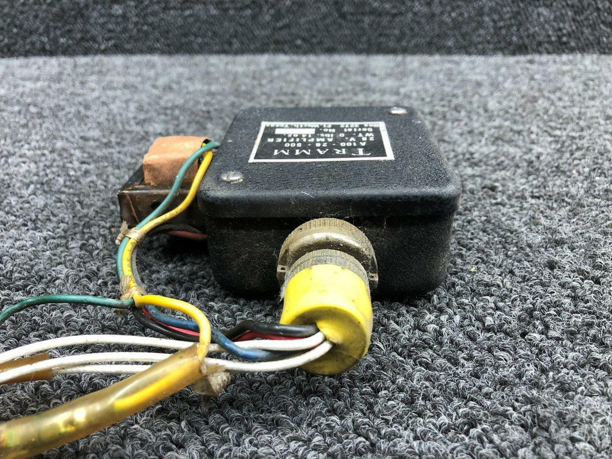 A100-28-500 Cessna 401 Tramm Amplifier (Volts: 28) BAS Part Sales | Airplane Parts