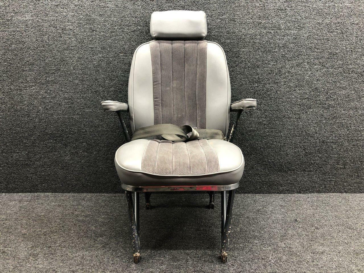 5014000-7 Cessna 401 Passenger Seat Aft Facing LH W/ Armrest BAS Part Sales | Airplane Parts